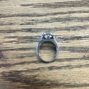 Silpada Silver Ring with Gem Accents